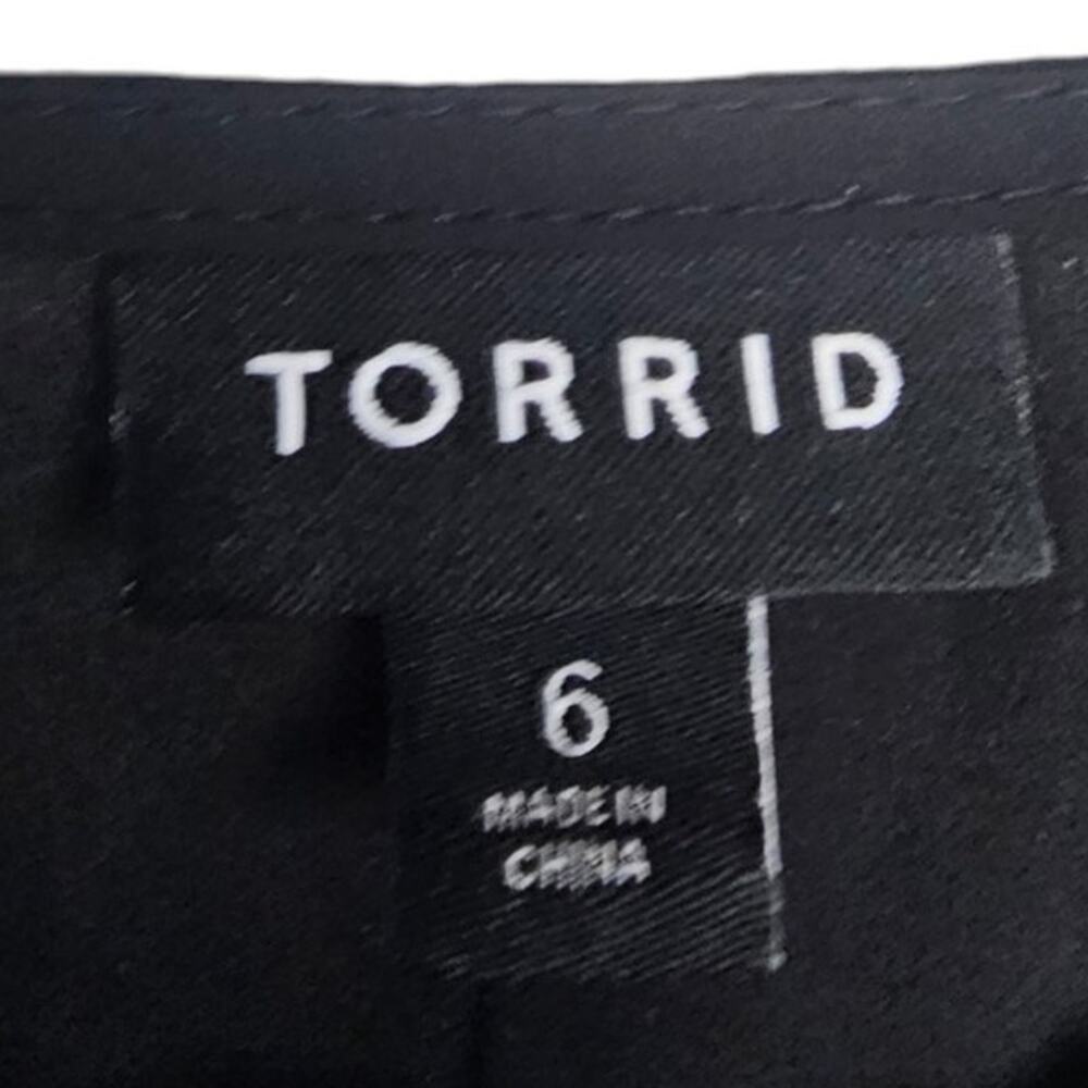Torrid Womens Hilo Tunic Plus Size 6X Whimsygoth Smocked Date Night Going Out - Picture 8 of 10